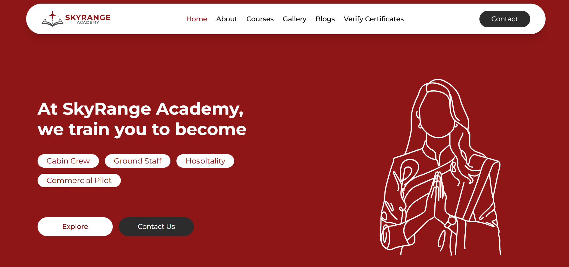 SkyRange Academy Website
